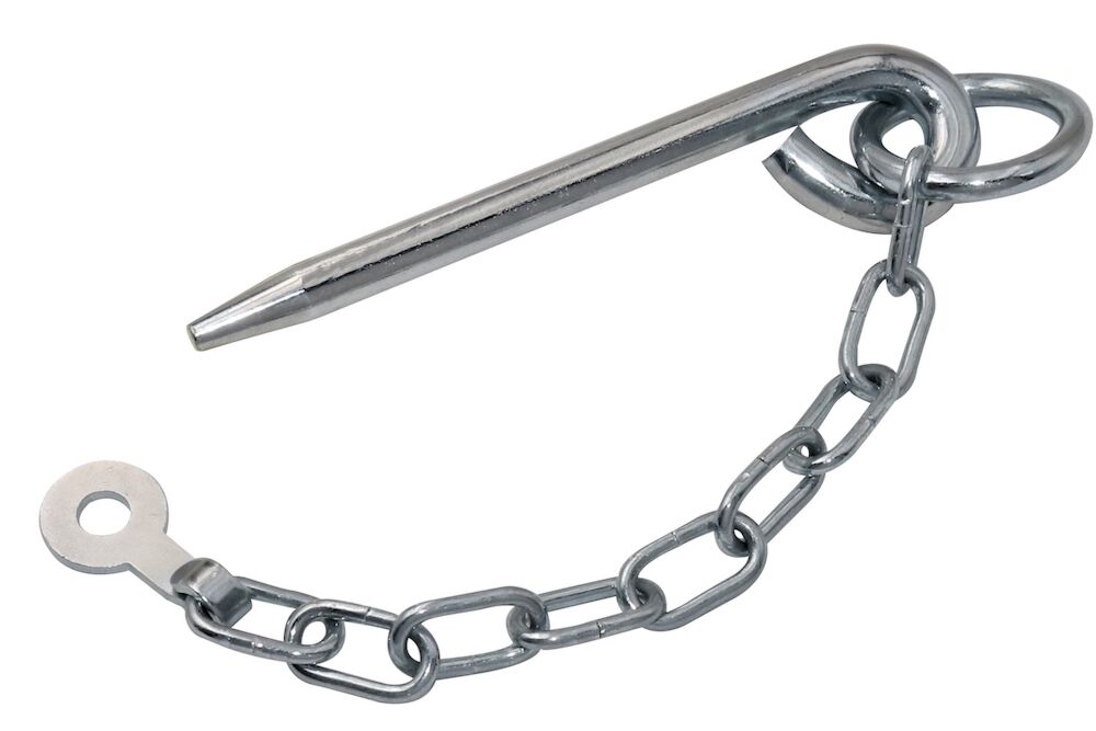 BZP Steel Round Cotter Pin and Chain | Retaining Pin