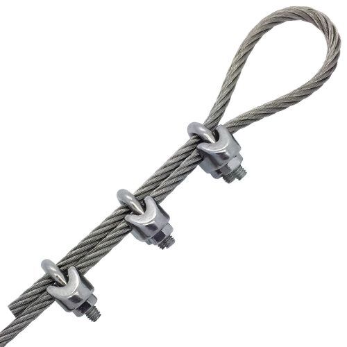 Stainless Steel Wire Rope Grips Din741 Wire Rope Clamps