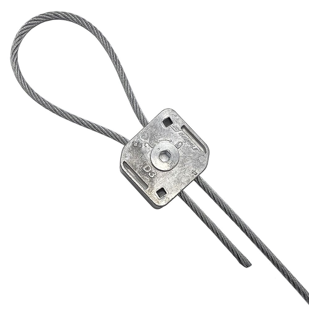 D3 3mm GRIPPLE DYNAMIC Wire Rope Grip | GRIPPLE LOCKABLE PLUS