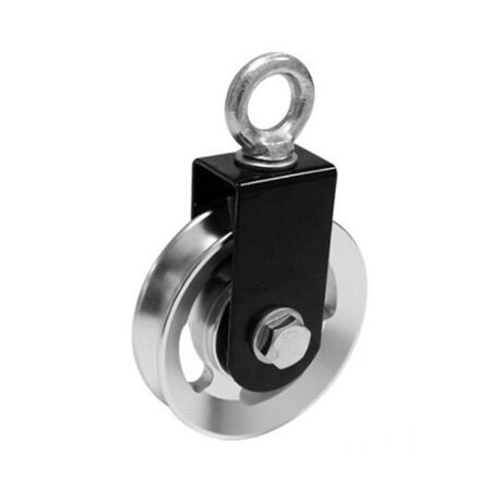 High Quality Stainless Steel Heavy Steel Single Wheel Swivel Lifting Rope  Pulley Block at Best Price in Shanghai