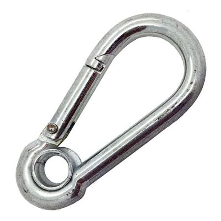 8mm BZP Spring Snap Hook to Swivel