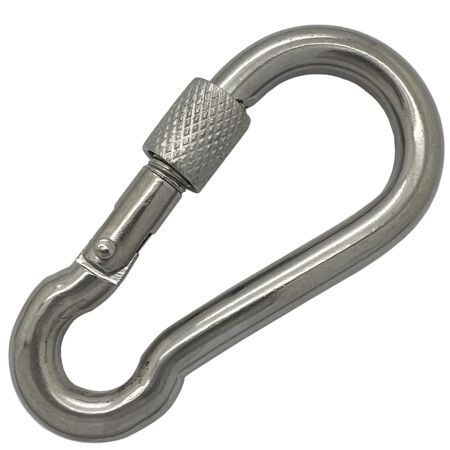 115mm Stainless Steel Double Snap Hook