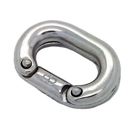 10 Packs Quick Links, M4 5/32 inch 304 Stainless Steel Quick Link Chain  Connector, Chain Repair Links Chain Links D Shape Oval Locking Carabiner  Heavy