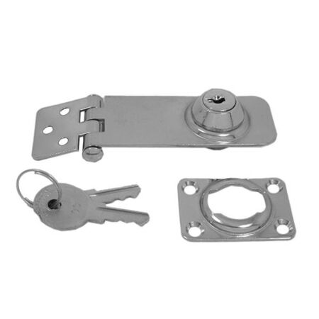 Heavy Duty Stainless Steel Swivel Hasp and Staple