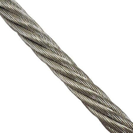 5mm Wire Rope 7x7 Stainless Steel AISI 316 Marine Grade Wire Rope