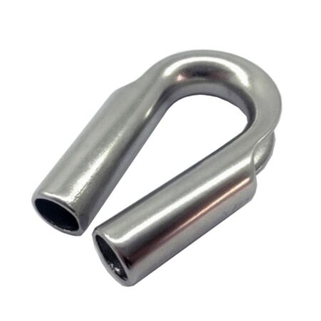 Wire Rope Eyelet Thimble in A4 (T316) Marine Grade Stainless Steel - 4 mm