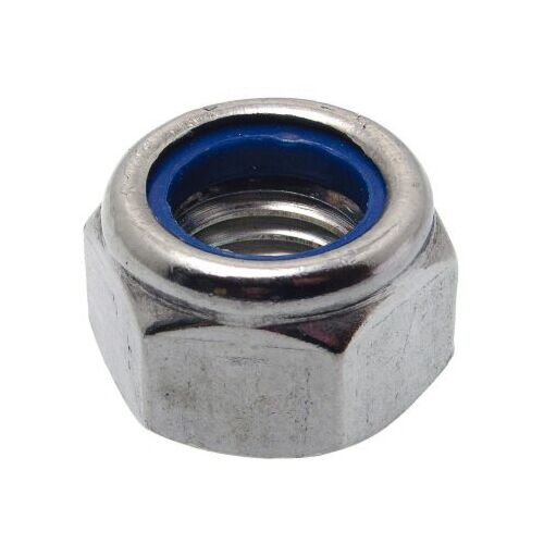 M10 Stainless Steel Nyloc Locking Hex Nuts 10mm - GS Products