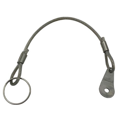 Stainless Steel Lanyard Loop/SPlit Ring | Retaining wire tether| GS ...